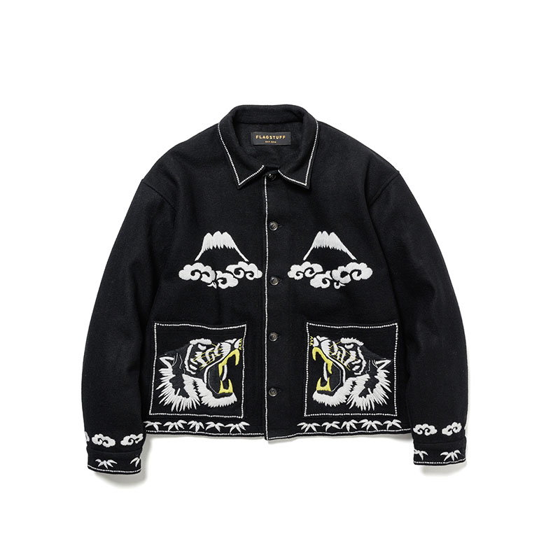 F-LAGSTUF-F(フラグスタフ)/ BLACK TIGER JACKET -BLACK-