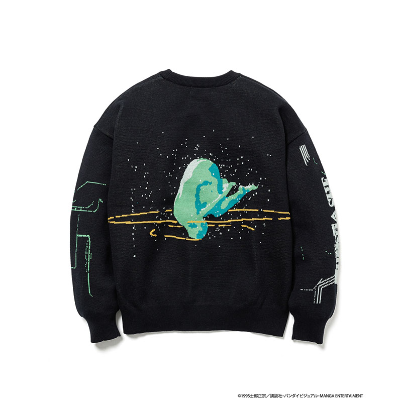 F-LAGSTUF-F(フラグスタフ)/ "GHOST IN THE SHELL" SWEATER -BLACK-