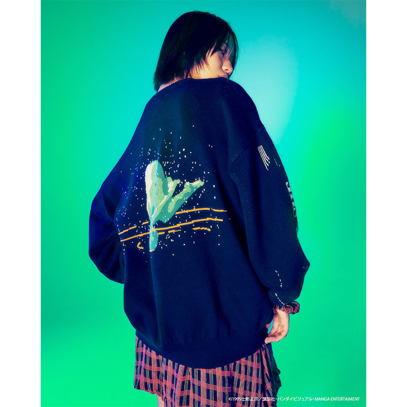 F-LAGSTUF-F(フラグスタフ)/ "GHOST IN THE SHELL" SWEATER -BLACK-