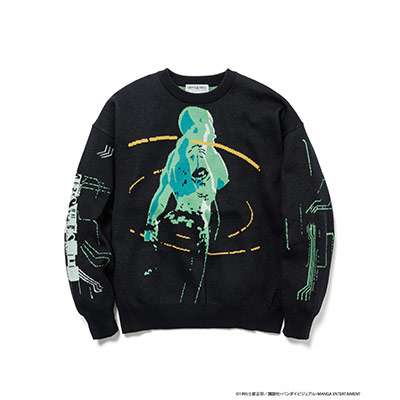 F-LAGSTUF-F(フラグスタフ)/ "GHOST IN THE SHELL" SWEATER -BLACK-