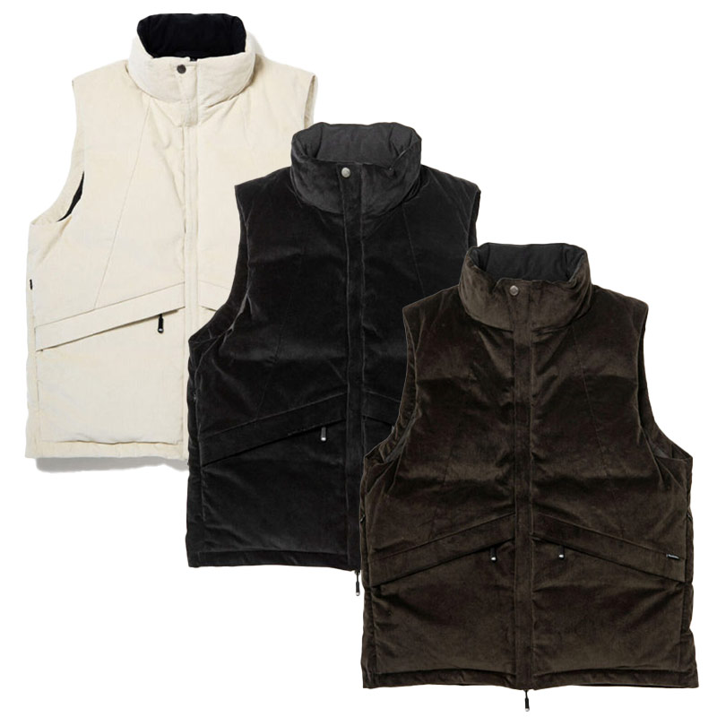 430(フォーサーティー)/ SNGL CORD DOWN VEST -3.COLOR-