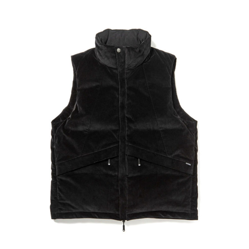 430(フォーサーティー)/ SNGL CORD DOWN VEST -3.COLOR-(BLACK)