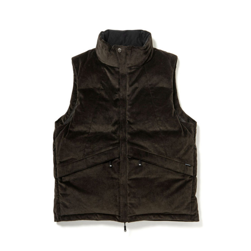 430(フォーサーティー)/ SNGL CORD DOWN VEST -3.COLOR-(D.BROWN)