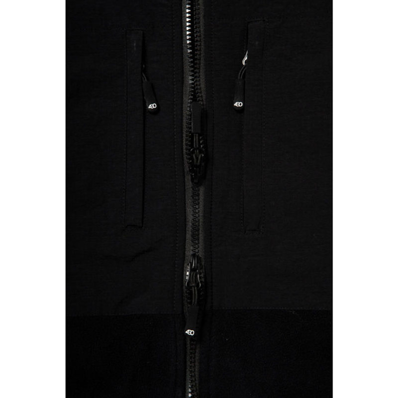 430(フォーサーティー)/ PRTC FLEECE FULL ZIP JACKET -BLACK-