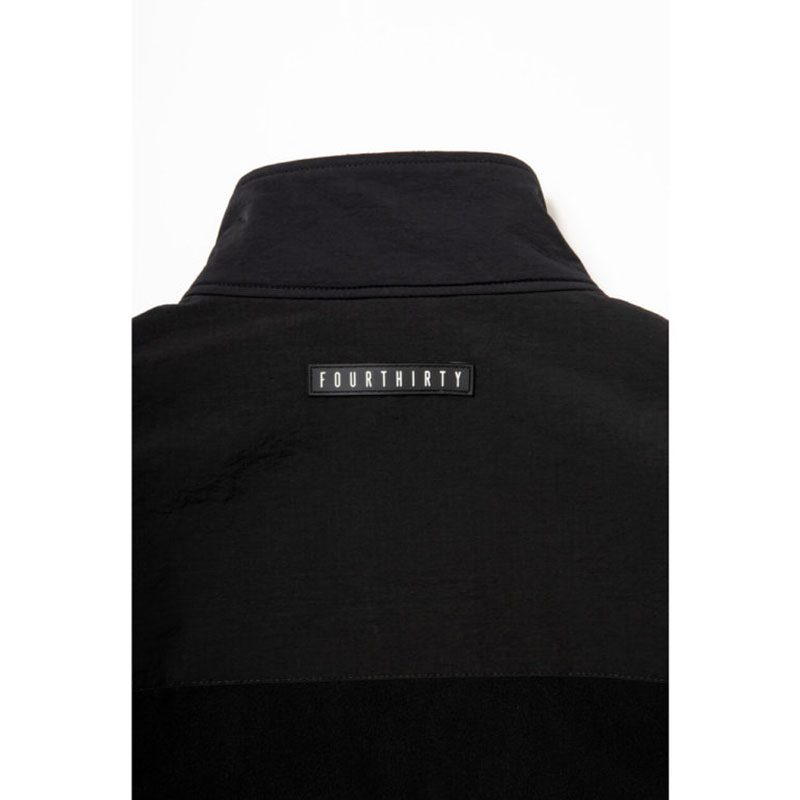 430(フォーサーティー)/ PRTC FLEECE FULL ZIP JACKET -BLACK-