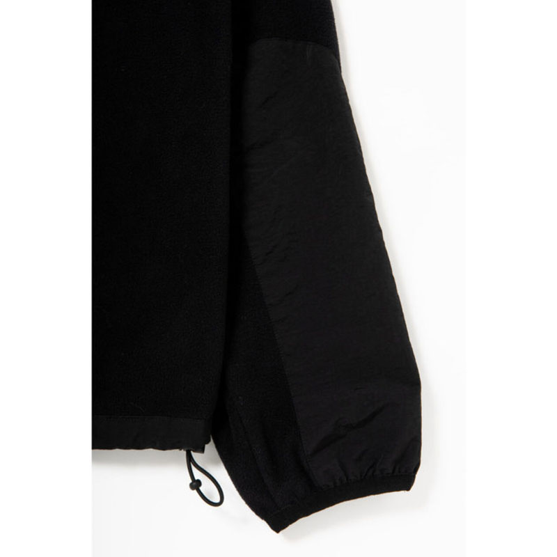 430(フォーサーティー)/ PRTC FLEECE FULL ZIP JACKET -BLACK-
