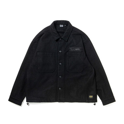 430(フォーサーティー)/ UTILITY CPO SHIRT -BLACK-