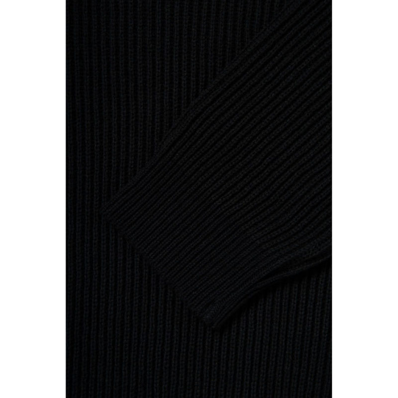 430(フォーサーティー)/ PW KNIT SWEATER -BLACK-