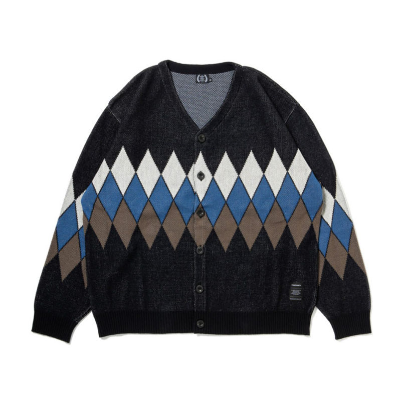 430(フォーサーティー)/ ARGYLLE CARDIGAN -2.COLOR-(BLACK)