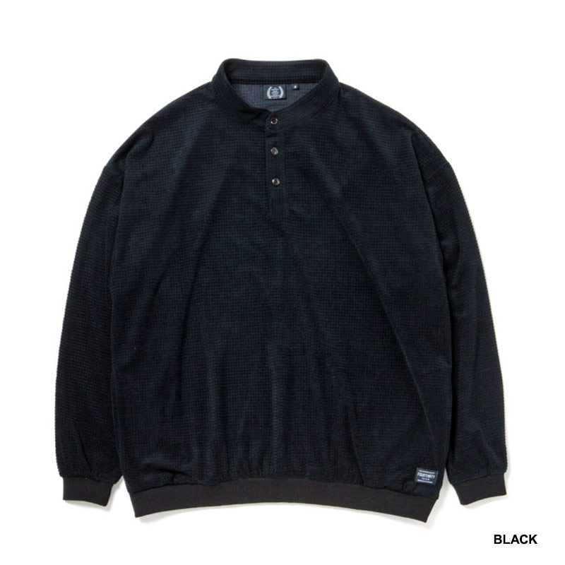 430(フォーサーティー)/ L/S HENRY NECK GRID THERMAL C&S -2.COLOR-