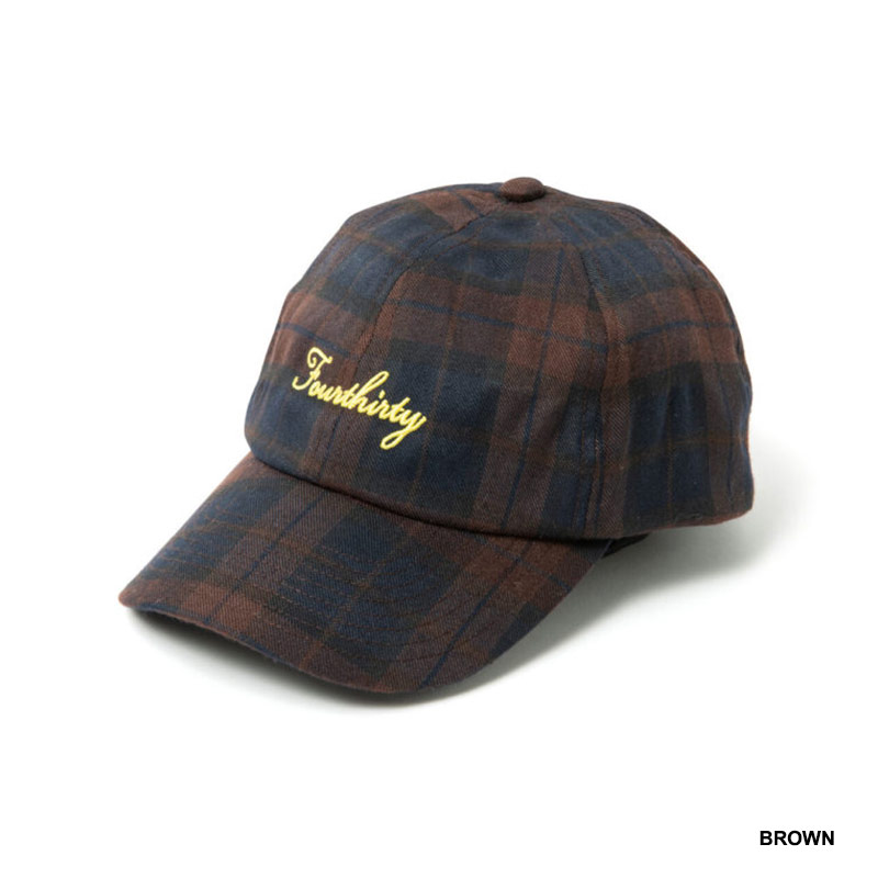 430(フォーサーティー)/ IRISH CHECK CAP -2.COLOR-