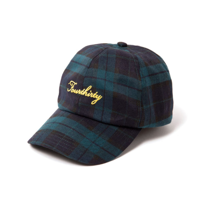 430(フォーサーティー)/ IRISH CHECK CAP -2.COLOR-(GREEN)