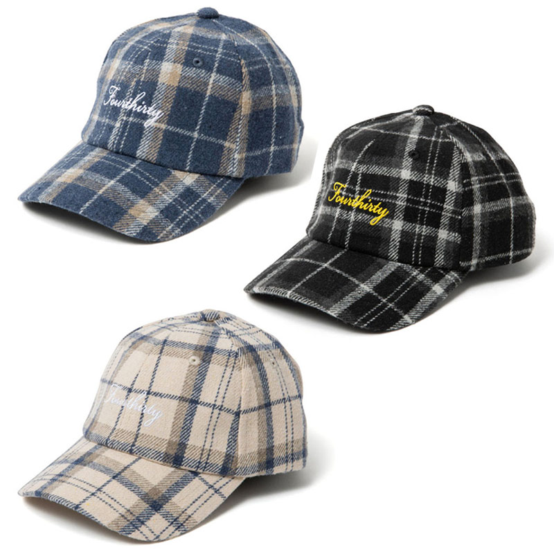 430(フォーサーティー)/ NEL CHECK CAP -3.COLOR-