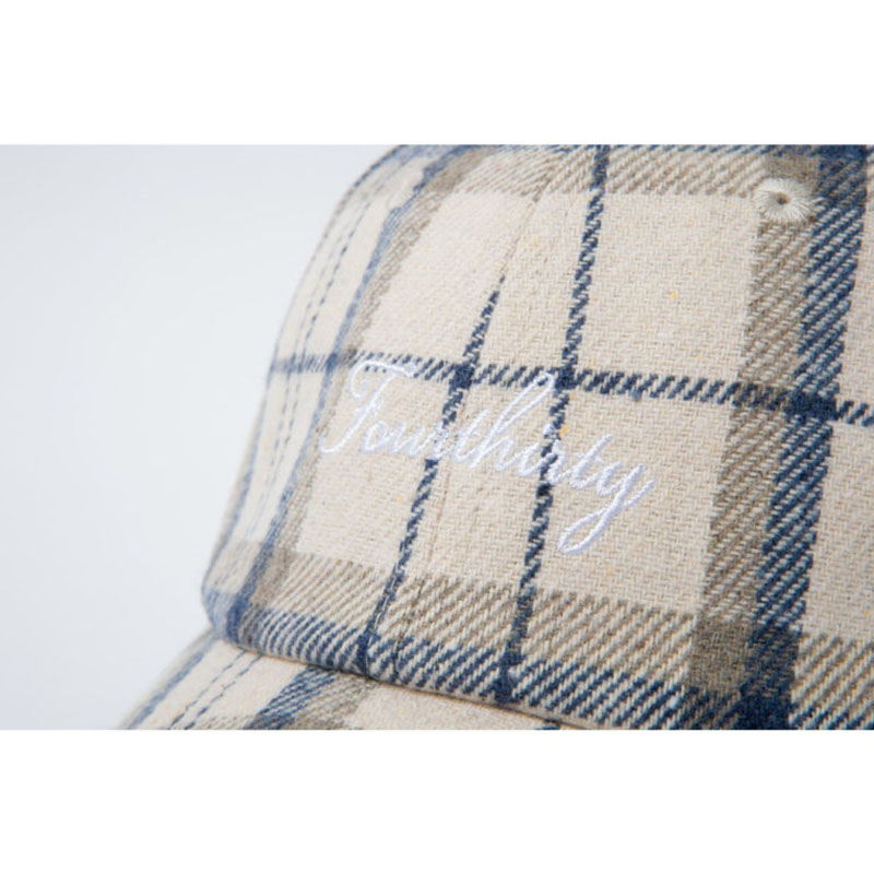 430(フォーサーティー)/ NEL CHECK CAP -3.COLOR-