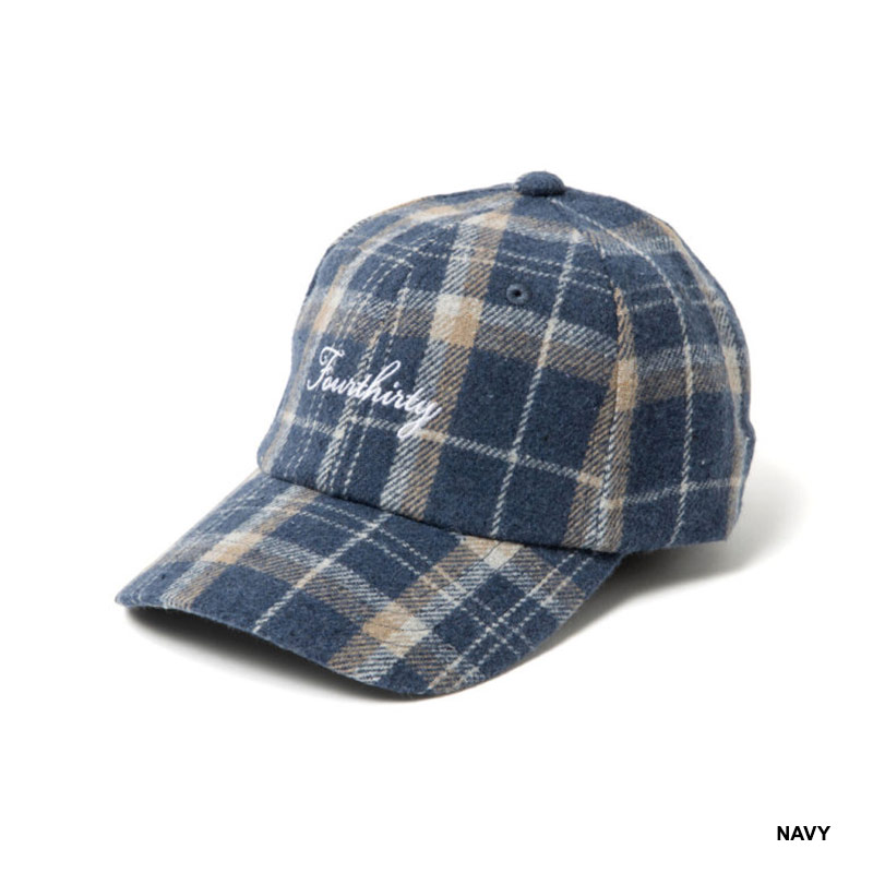 430(フォーサーティー)/ NEL CHECK CAP -3.COLOR-