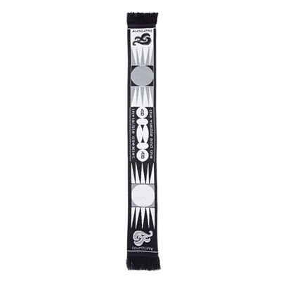 430(フォーサーティー)/ HOOLIGAN MUFFLER -BLACK-