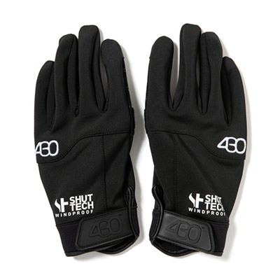 430(フォーサーティー)/ SF WIND PROOF GLOVE -BLACK-