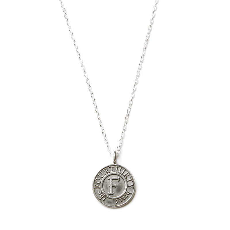 430(フォーサーティー)/ LARGE TOP NECKLACE -SILVER-