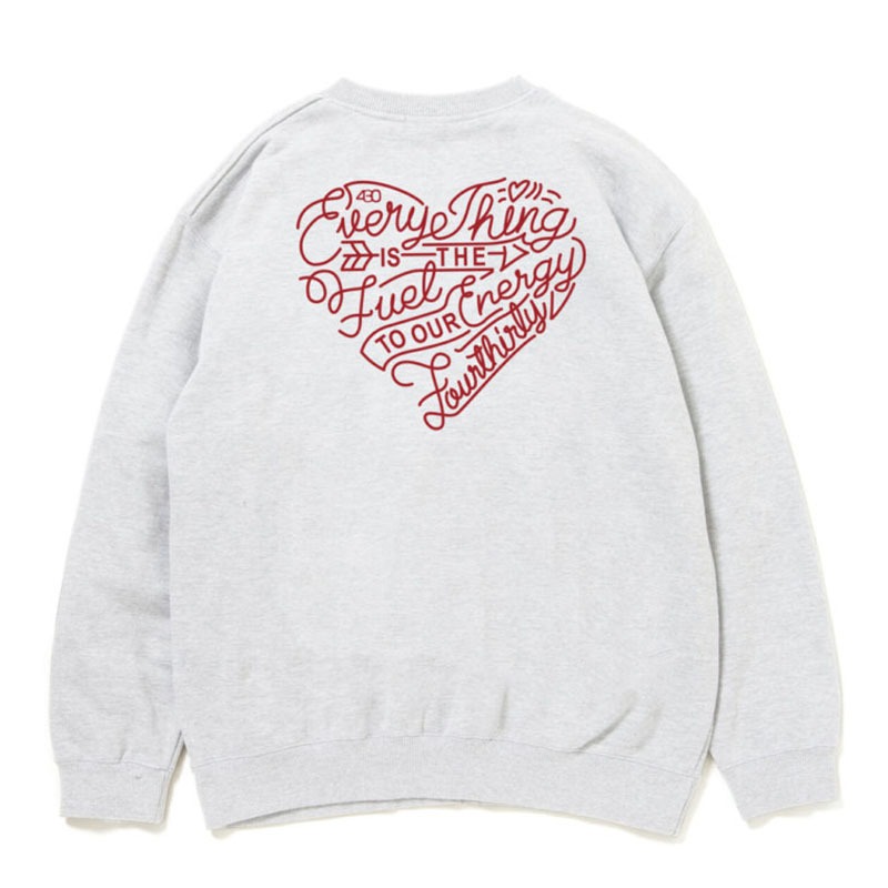 430(フォーサーティー)/ “HEARTS” C/N SWEAT -2.COLOR-