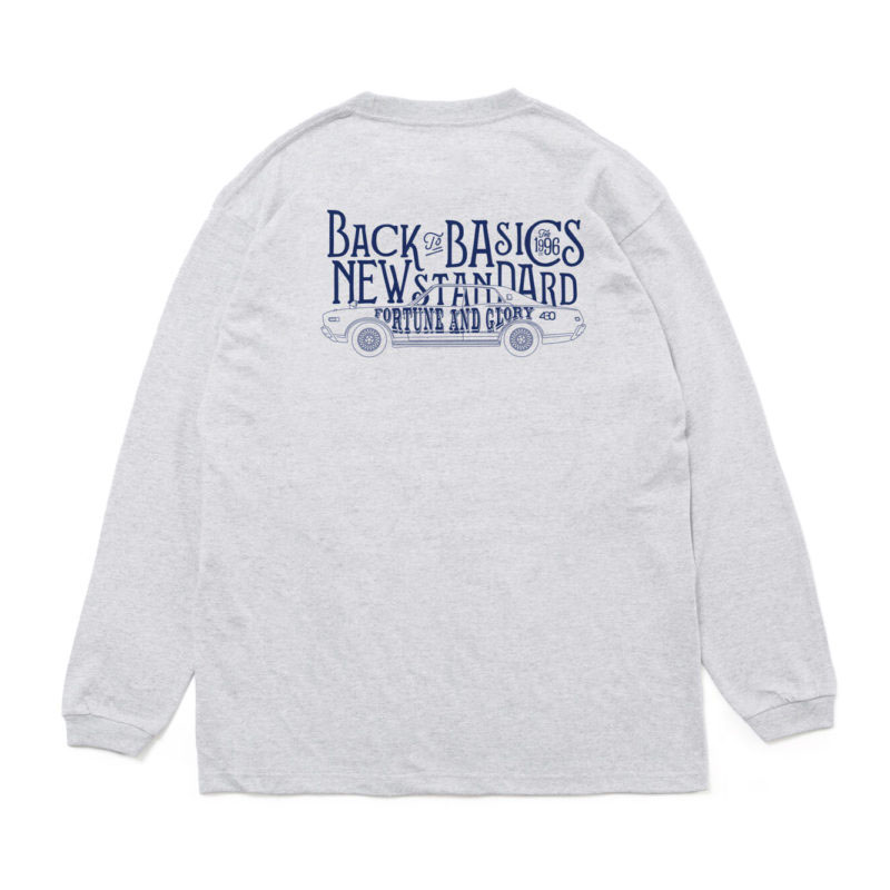430(フォーサーティー)/ “BTB G33″L/S TEE -2.COLOR-(ASH)
