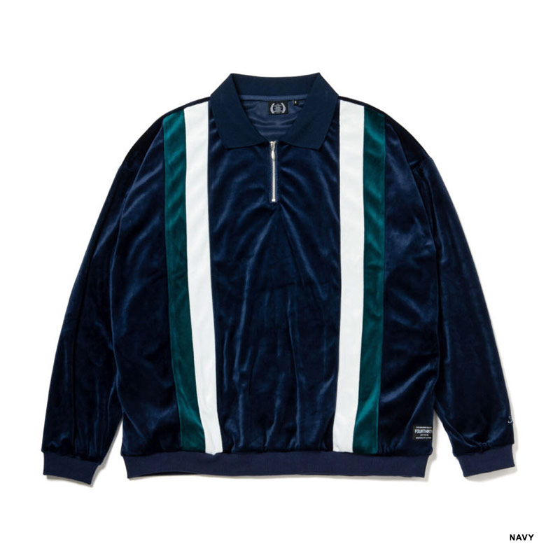 430(フォーサーティー)/ L/S VELOUR POLO -2.COLOR-