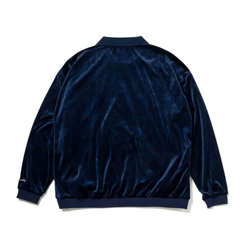430(フォーサーティー)/ L/S VELOUR POLO -2.COLOR-