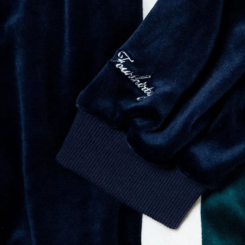 430(フォーサーティー)/ L/S VELOUR POLO -2.COLOR-