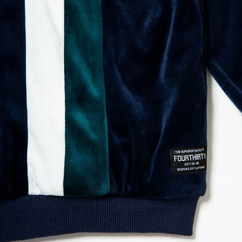 430(フォーサーティー)/ L/S VELOUR POLO -2.COLOR-