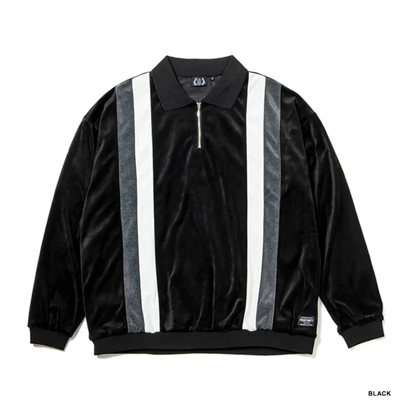 430(フォーサーティー)/ L/S VELOUR POLO -2.COLOR-