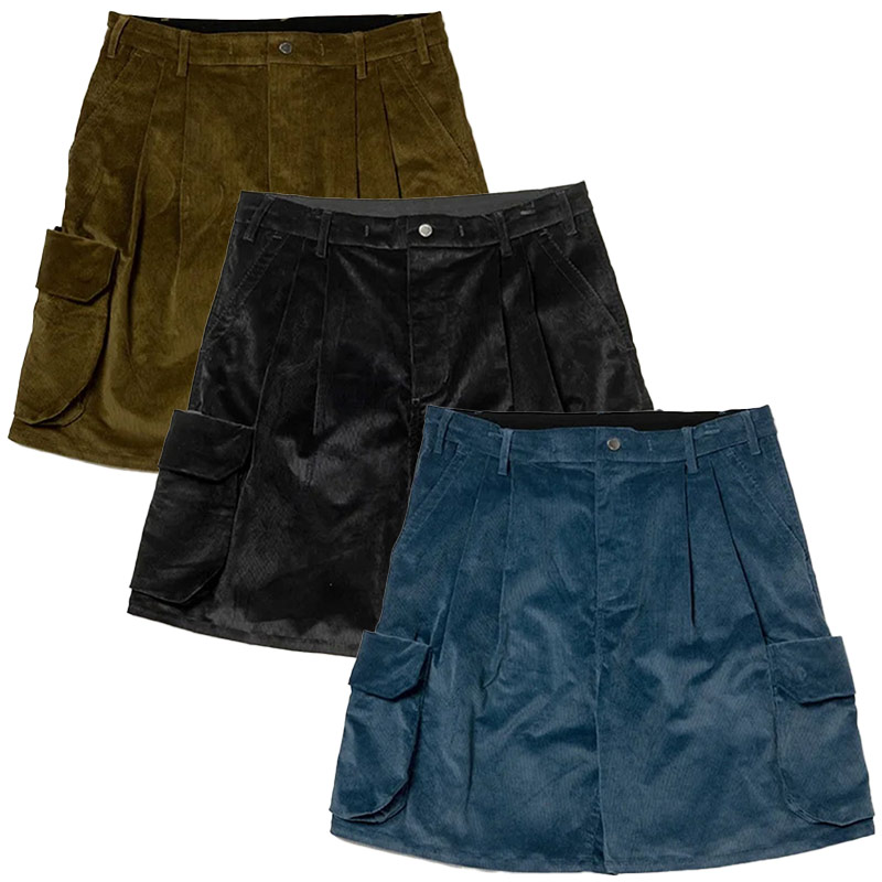 430(フォーサーティー)/ ESLOT CORD CARGO SHORTS -3.COLOR-