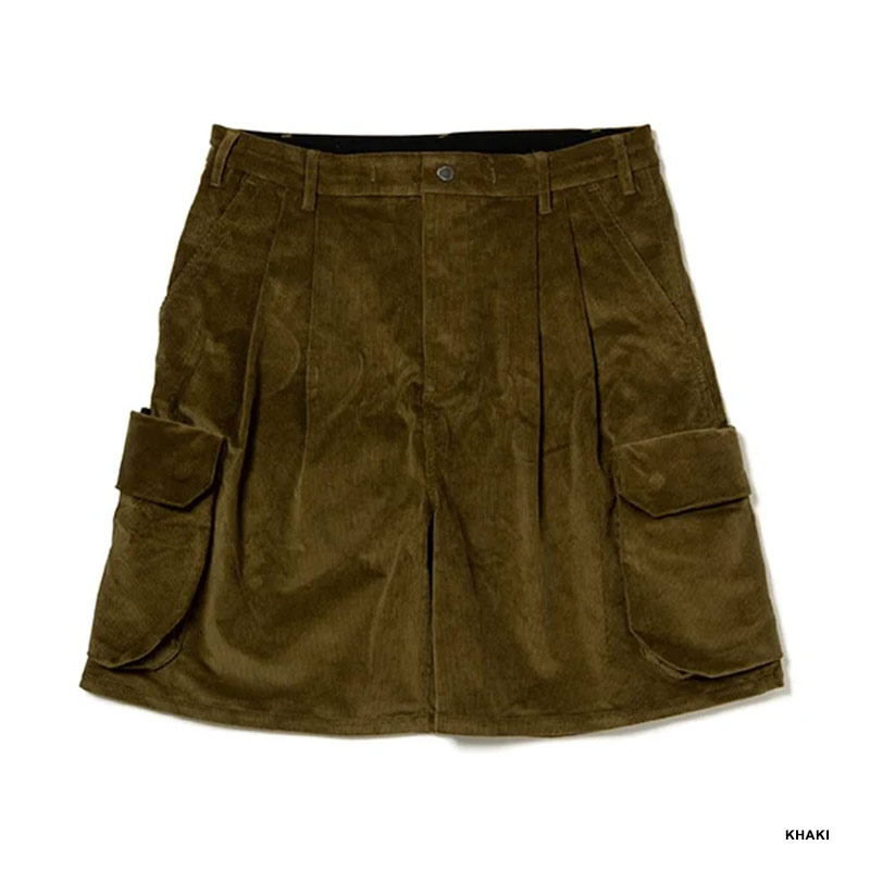 430(フォーサーティー)/ ESLOT CORD CARGO SHORTS -3.COLOR-