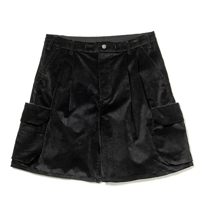 430(フォーサーティー)/ ESLOT CORD CARGO SHORTS -3.COLOR-(BLACK)