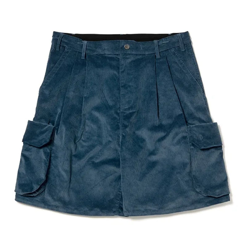 430(フォーサーティー)/ ESLOT CORD CARGO SHORTS -3.COLOR-(BLUE)