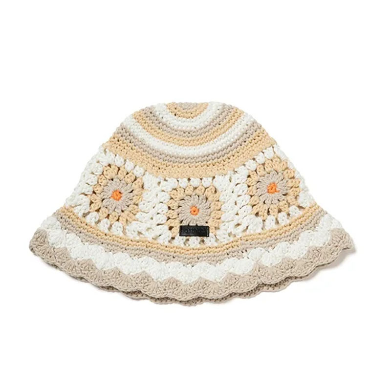 430(フォーサーティー)/ KNIT PATTERN HAT -3.COLOR-(BEIGE)