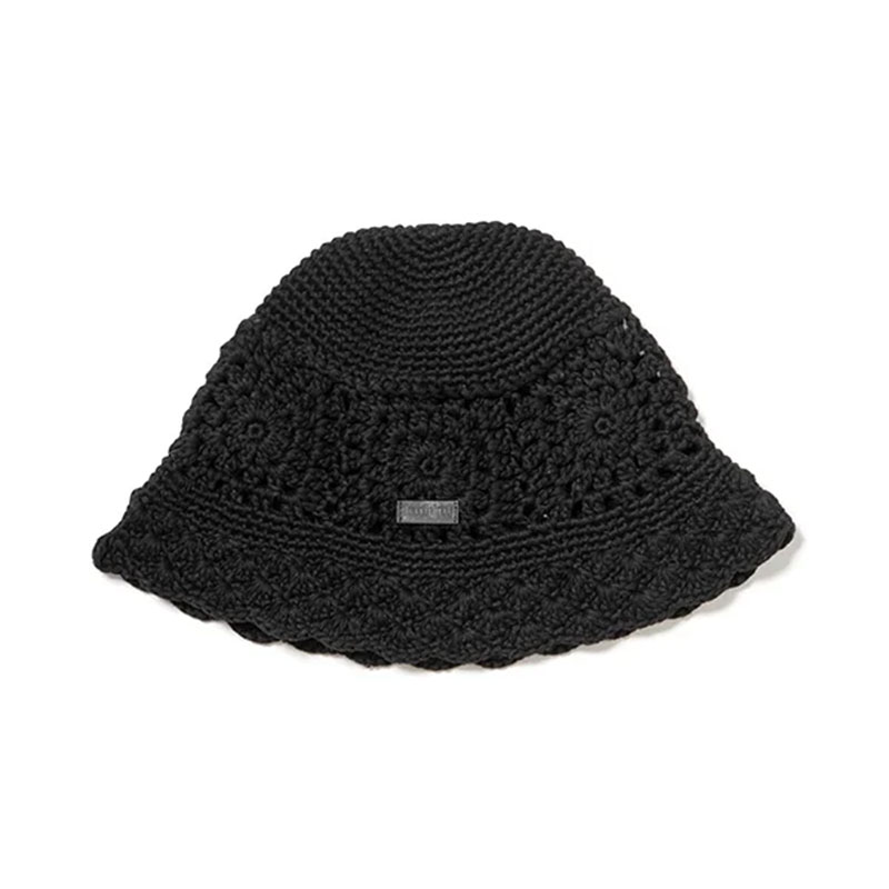 430(フォーサーティー)/ KNIT PATTERN HAT -3.COLOR-(BLACK)