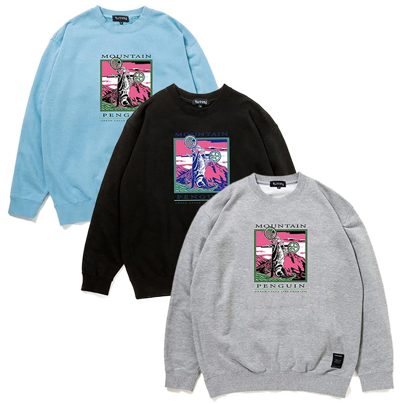 430(フォーサーティー)/ AF "MOUTAIN PENGUIN" C/N SWEAT -3.COLOR-