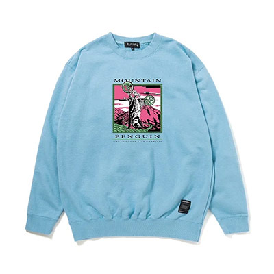 430(フォーサーティー)/ AF "MOUTAIN PENGUIN" C/N SWEAT -3.COLOR-