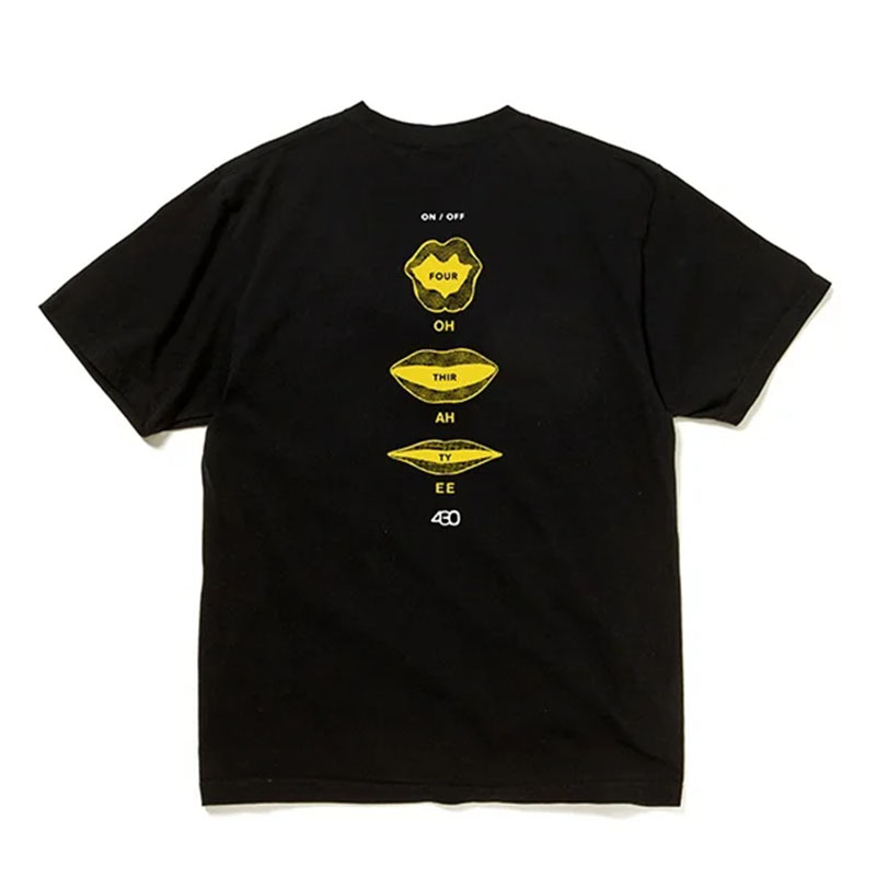 430(フォーサーティー)/ NF "POWER OF WORD" S/S TEE -3.COLOR-