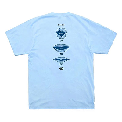 430(フォーサーティー)/ NF "POWER OF WORD" S/S TEE -3.COLOR-