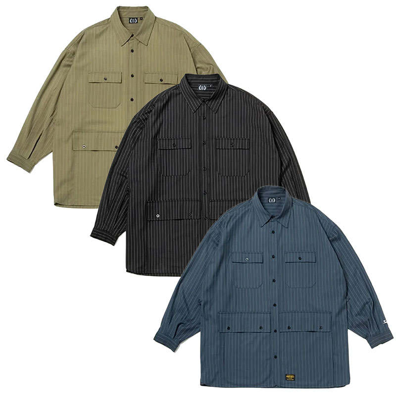 430(フォーサーティー)/ A LINE LS SHIRTS -3.COLOR-
