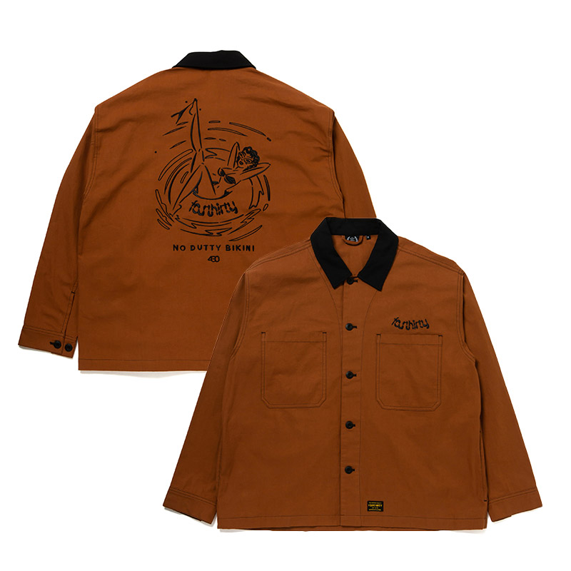 430(フォーサーティー)/ UTILITY SNGL JACKET WEMB -3.COLOR-(BROWN×BLACK)