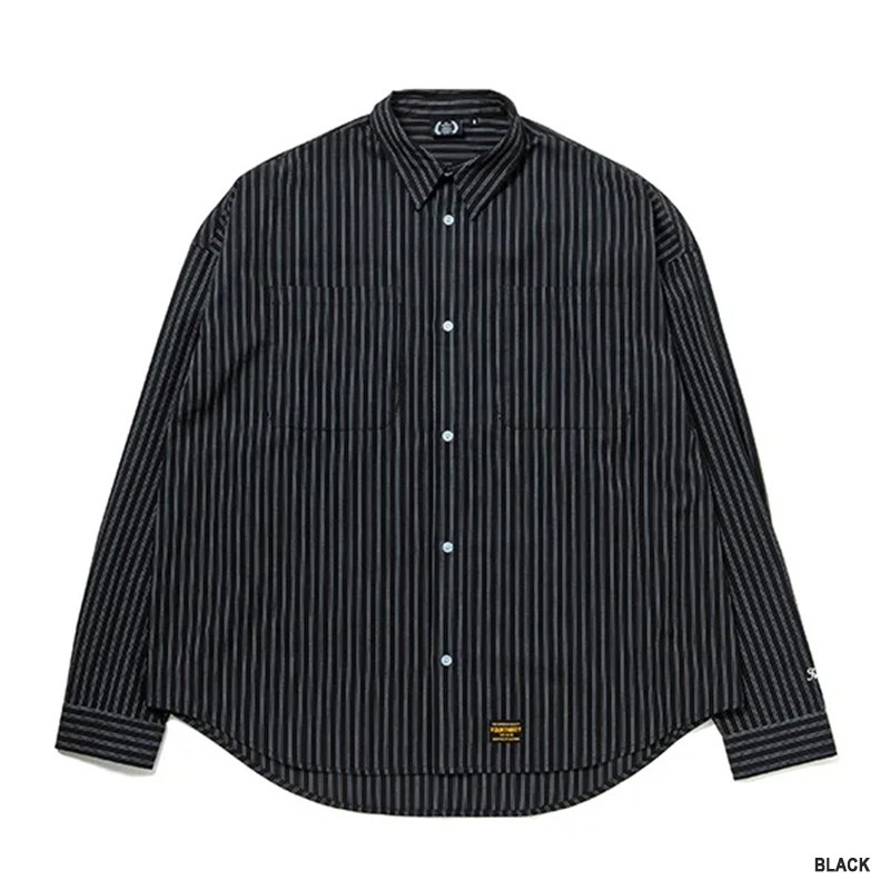 430(フォーサーティー)/ LS STRIPE BIG SHIRT -2.COLOR-