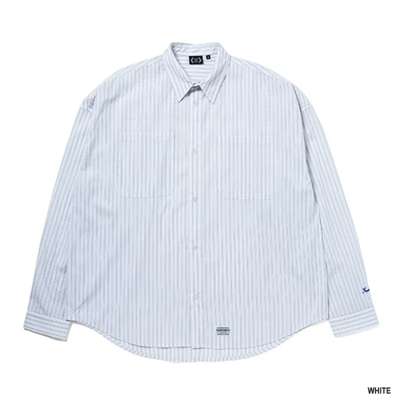 430(フォーサーティー)/ LS STRIPE BIG SHIRT -2.COLOR-