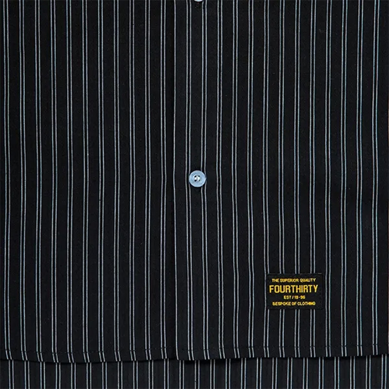 430(フォーサーティー)/ LS STRIPE BIG SHIRT -2.COLOR-