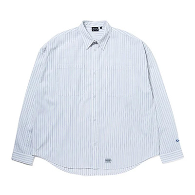 430(フォーサーティー)/ LS STRIPE BIG SHIRT -2.COLOR-