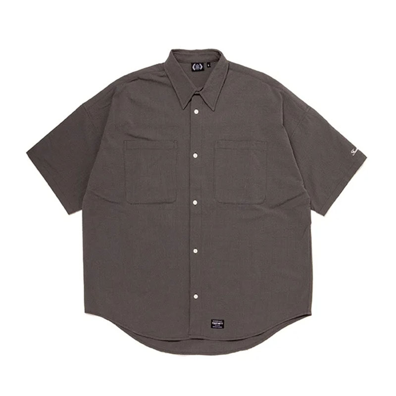 430(フォーサーティー)/ S/S RES BIG SHIRT -2.COLOR-(GREY)