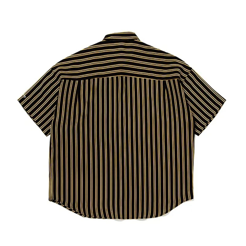 430(フォーサーティー)/ SS STRIPE BIG SHIRT -2.COLOR-