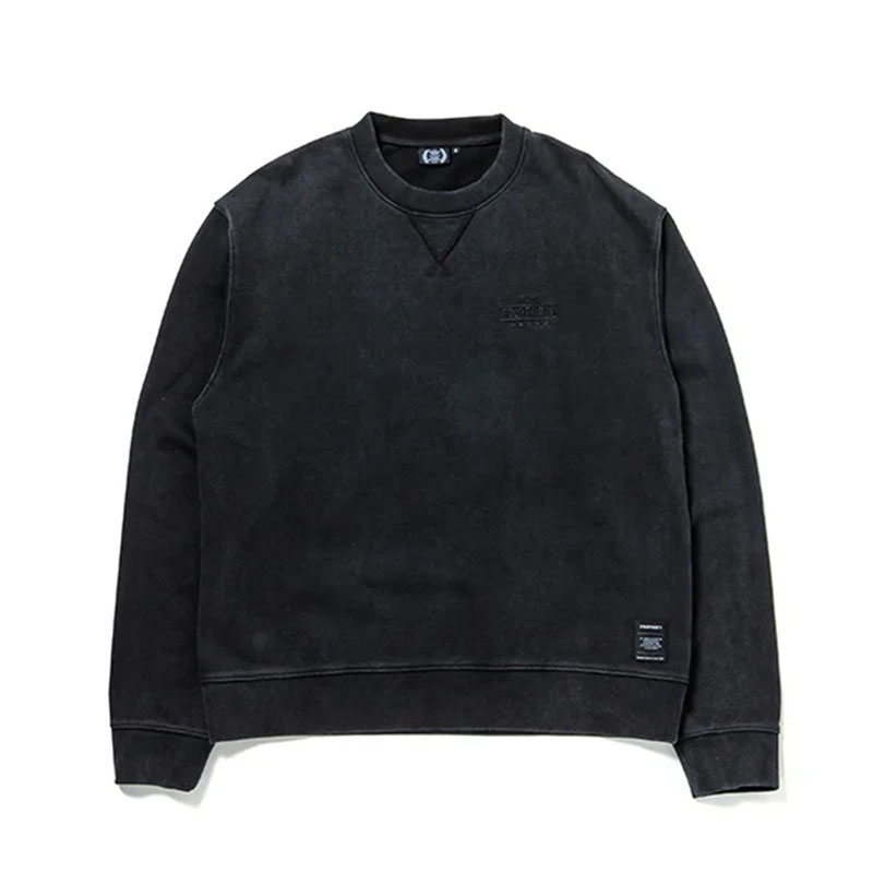 430(フォーサーティー)/ LS PG CN SWEAT CS -3.COLOR-(BLACK)