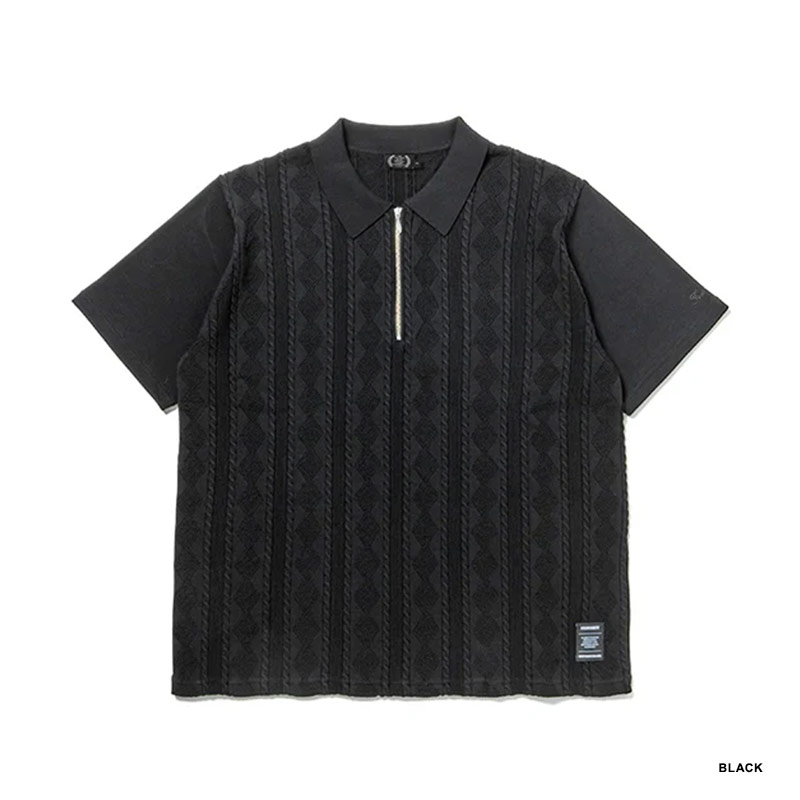 430(フォーサーティー)/ SS JAQUARD KNIT POLO -2.COLOR-