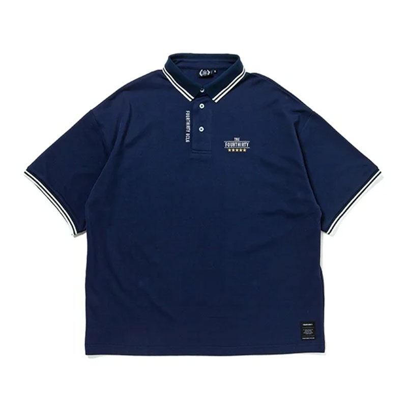 430(フォーサーティー)/ SS LINE POLO -2.COLOR-(NAVY)